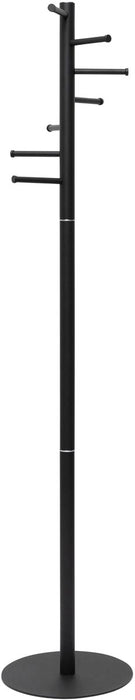 Kledingrek MAUL Caurus metaal, 177 cm hoog, 7 ophangrails, zwart RAL9004