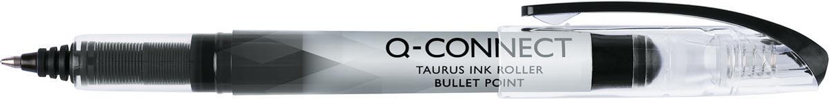 Vloeibare inktroller Q-CONNECT Taurus, zwart met metalen punt