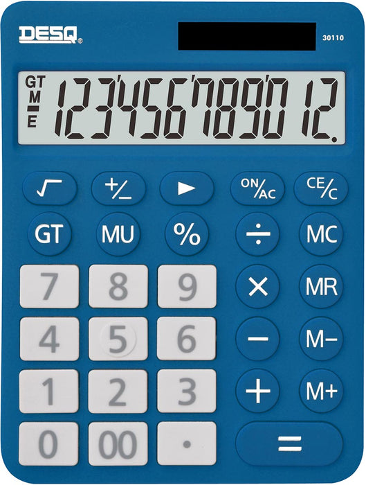 Desq bureau rekenmachine Nieuwe Generatie XLarge 30110, donkerblauw