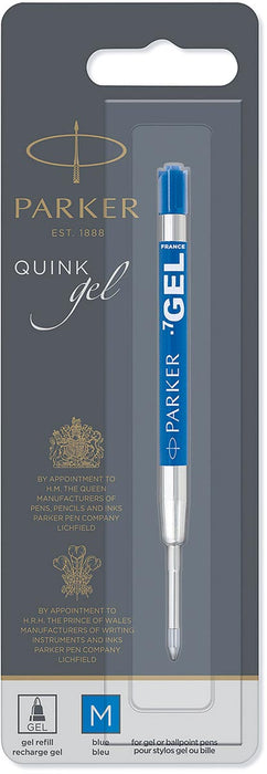 Parker Quink navulling voor balpen medium, blauw, 12 stuks op blister