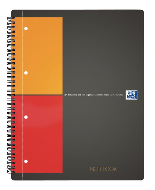 Oxford INTERNATIONAL Notebook, 160 bladzijden, ft A4+, geruit 5 mm 5 stuks, OfficeTown