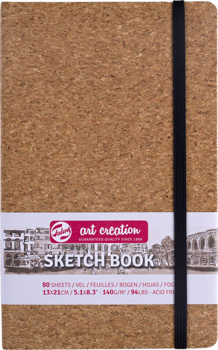 Talens Art Creation schetsboek, Kurk, 13 x 21 cm met 140 g/m² papier