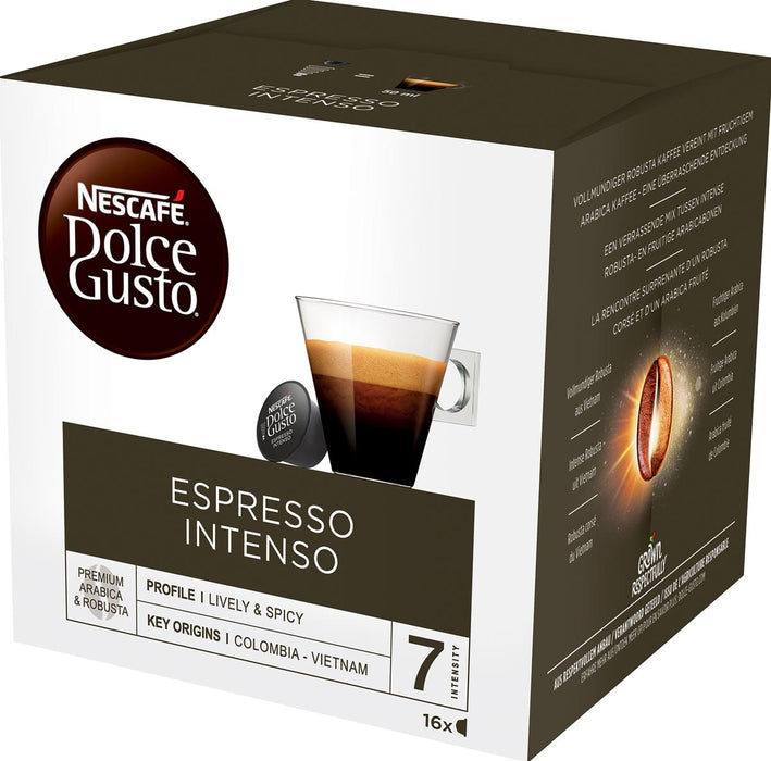 Nescafé Dolce Gusto koffiecapsules, Espresso Intenso, 16 stuks verpakking