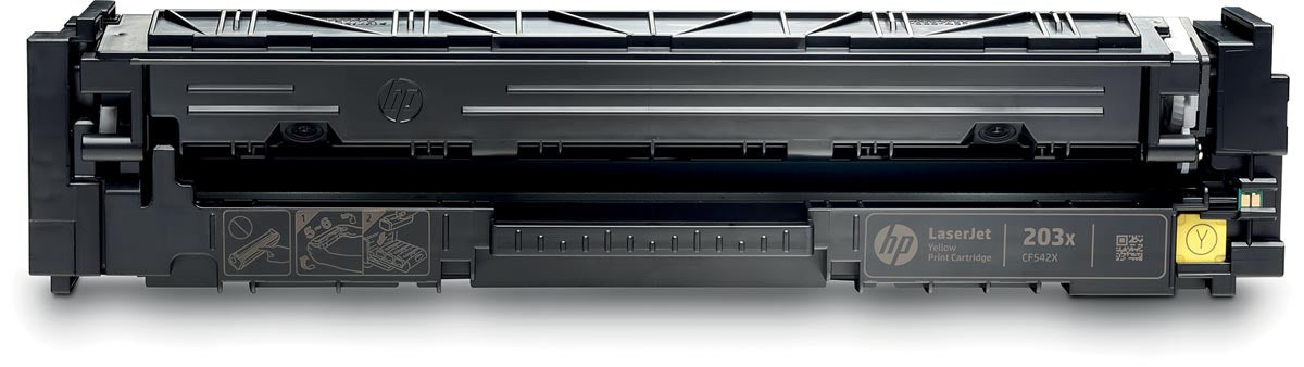 HP toner 203X, 2.500 pagina's, OEM CF542X, geel