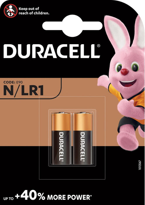 Duracell LR1 Niet-Oplaadbare Batterijen, Blisterverpakking van 2 stuks