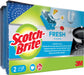 Scotch Brite schuurspons Fresh, niet-krassend, met nagelbescherming, pak van 2 stuks 16 stuks, OfficeTown