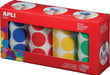 Apli Kids stickers XL cirkels, diameter 33 mm, doos met 4 rollen in 4 kleuren 8 stuks, OfficeTown