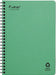 Clairefontaine FOREVER spiraalschrift, gerecycleerd, A5, 90g, 120 bladzijden, gelijnd, groen 5 stuks, OfficeTown