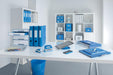 Leitz WOW ordner Active rug van 8,2 cm, blauw 5 stuks, OfficeTown