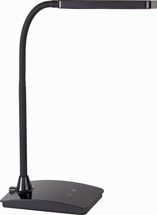 MAUL bureaulamp LED Pearly op voet, color vario, dimbaar, zwart 8 stuks, OfficeTown