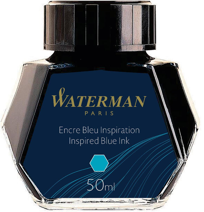 Waterman vulpeninkt 50 ml, geïnspireerd blauw