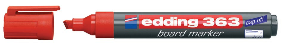 Edding whiteboard markers e-363 red 10 pieces