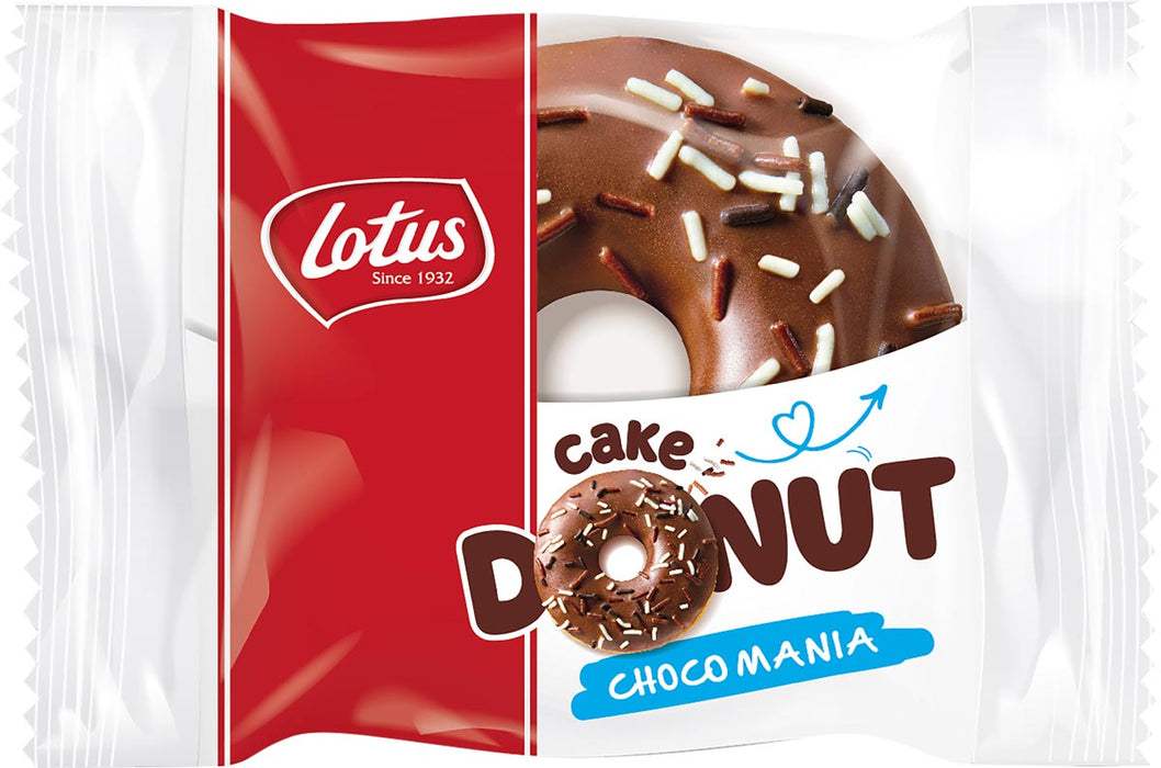Lotus cake donut choco mania 48 stuks