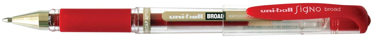 Uniball roller Signo Breed, 0,65 mm, rood 12 stuks