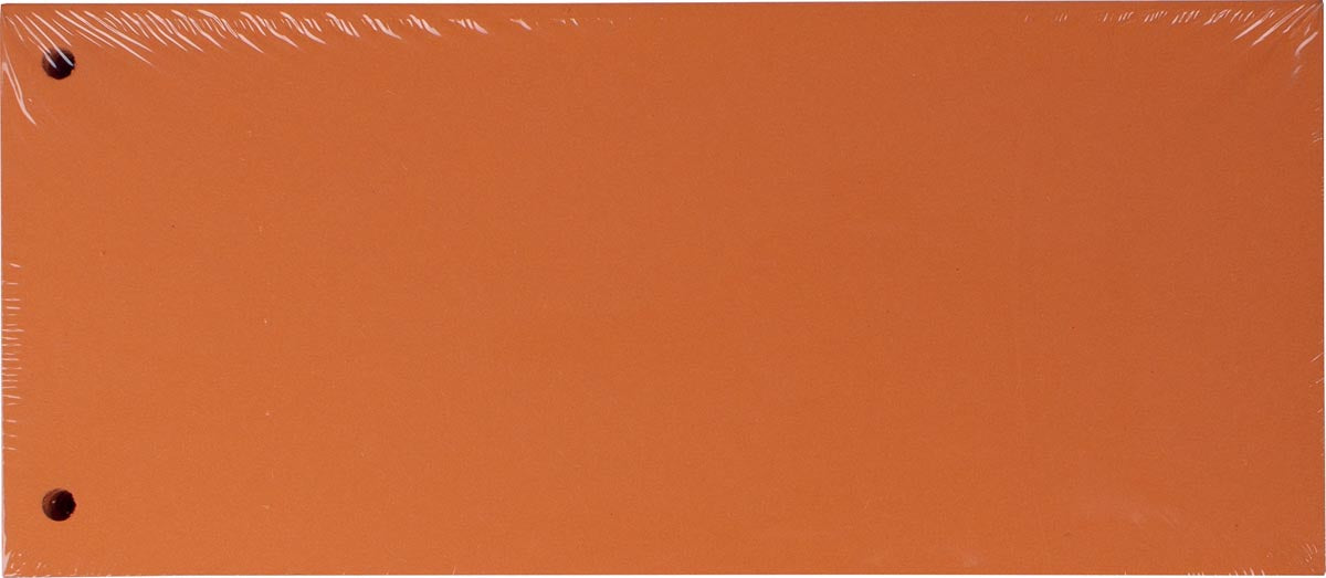 Pak van 100 Pergamy verdeelstroken in oranje, ft: 10,5 x 24 cm