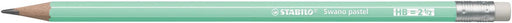 STABILO Swano pastel potlood, HB, met gom, groen 12 stuks, OfficeTown