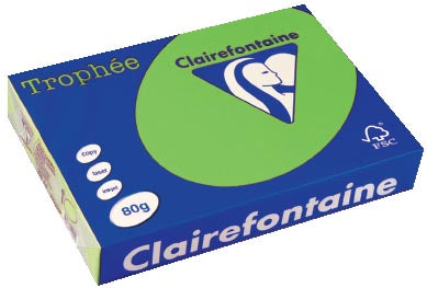Clairefontaine Trophée Intens, gekleurd papier, A4, 80 g, 500 vel, muntgroen