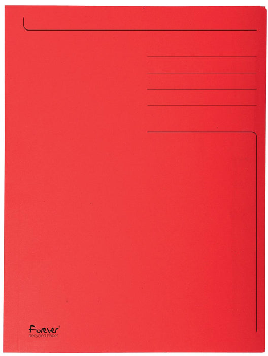 Exacompta dossiermap Foldyne ft 24 x 32 cm (voor ft A4), rood, doos van 50 stuks 2 stuks, OfficeTown