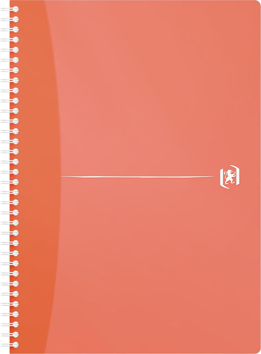 Oxford Office My Colours spiraalschrift, 180 bladzijden, ft A4, geruit 5 mm, geassorteerde kleuren