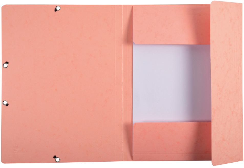 Exacompta Aquarel elastomap van glanskarton, ft A4, 3 kleppen en elastiek, geassorteerde kleuren 50 stuks