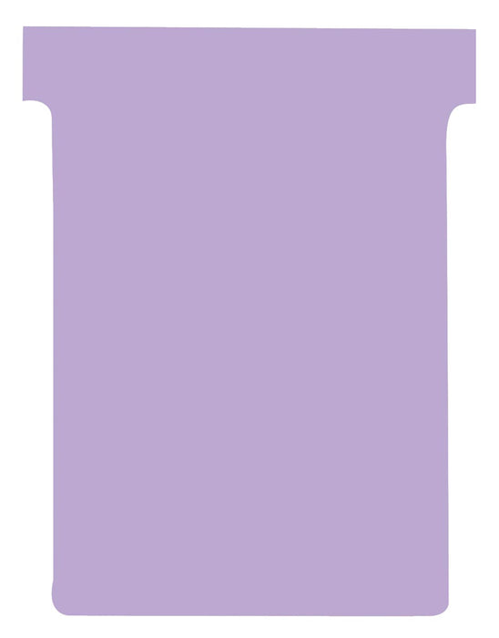 Nobo T-planbordkaarten index 3, ft 120 x 92 mm, violet 5 stuks, OfficeTown