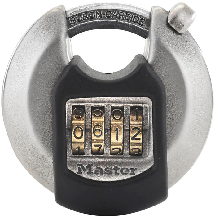De Raat Master Lock hangslot met combinatieslot, model M40EURDNUM - Excell®-hangslot van zink met schijf