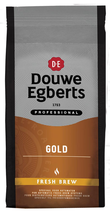 Douwe Egberts gemalen koffie voor automatische koffiemachines, Gold fresh brew, 1 kg verpakking