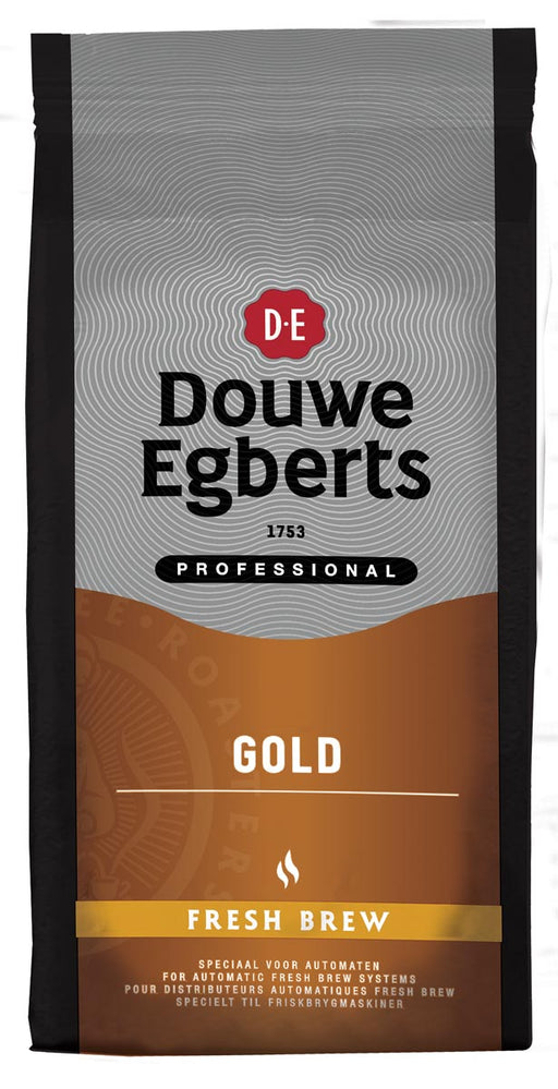 Douwe Egberts gemalen koffie voor automaten, Gold fresh brew, pak van 1 kg 6 stuks, OfficeTown