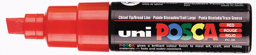 uni-ball Paint Marker op waterbasis Posca PC-8K rood 6 stuks, OfficeTown