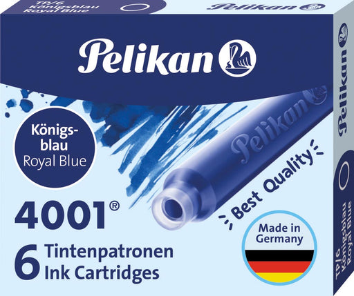 Pelikan inktpatronen 4001 koningsblauw 50 stuks, OfficeTown