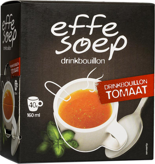 Effe Soep drinkbouillon, tomaat, 160 ml, doos van 40 sticks 3 stuks, OfficeTown