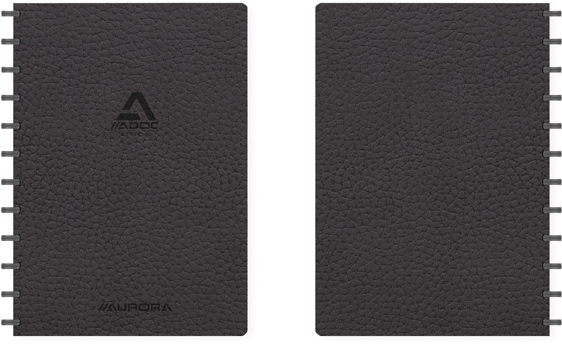 Adoc Business notitieboek, A4-formaat, 144 pagina's, geruit 5 mm, zwart