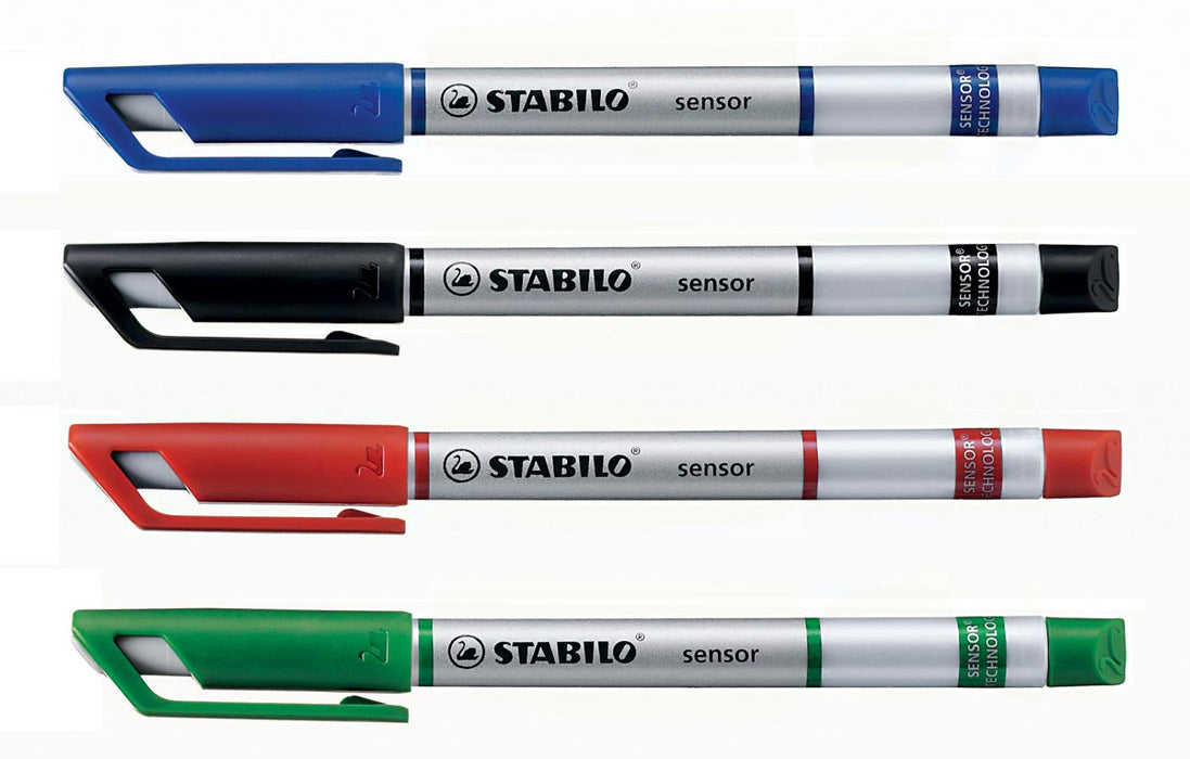 STABILO SENSOR fineliner, 0,3 mm, blauw 10 stuks