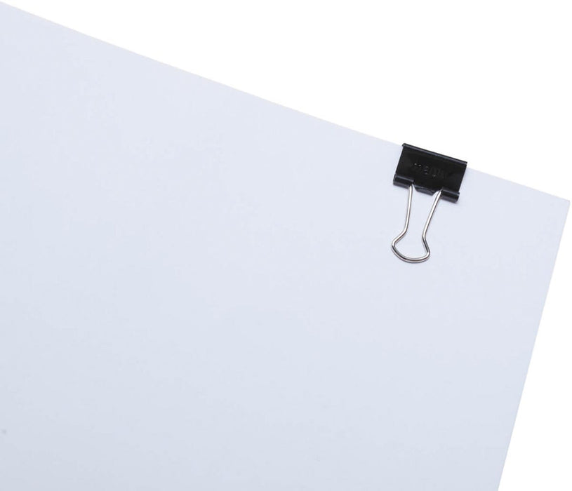MAUL papierklem foldback 15mm blister 12 zwart 24 stuks, OfficeTown