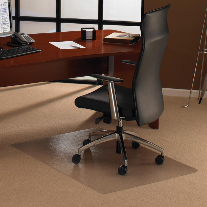 Floortex vloermat Cleartex Ultimat, voor tapijt, rechthoekig, ft 119 x 75 cm met Brandbestendige en 100 % recycleerbare Transparante Polycarbonaat