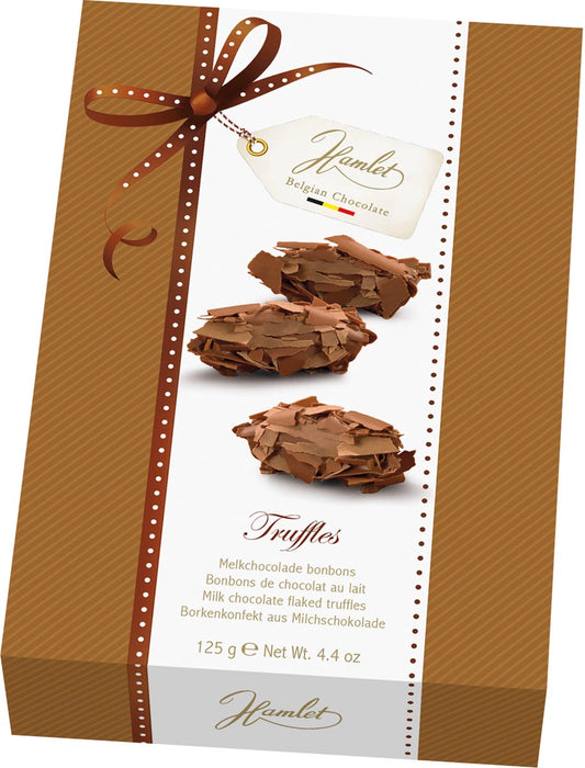 Hamlet melkchocolade truffels, doos van 125 g met 18 stuks