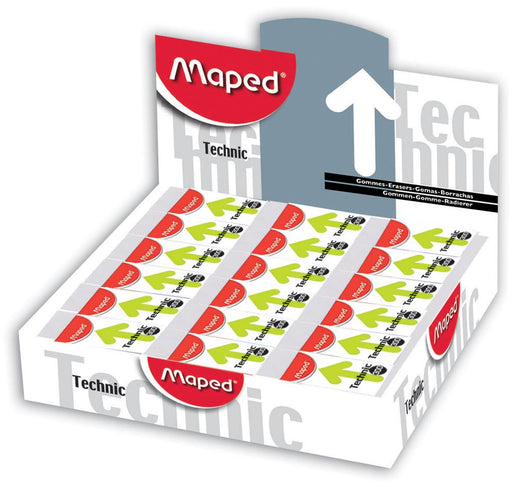 Maped gum Technic 300 in kartonnen beschermetui en verpakt onder cellofaan, doos van 36 stuks 24 stuks, OfficeTown