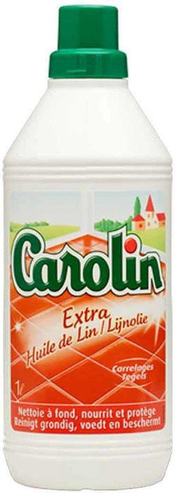 Carolin vloerreiniger extra lijnolie, fles van 1 l 12 stuks, OfficeTown