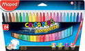 Maped Viltstift Color'Peps 24 stiften in een kartonnen etui 12 stuks, OfficeTown