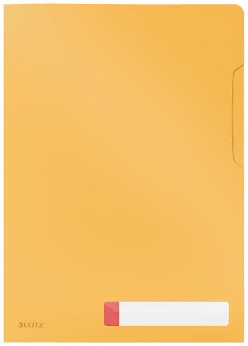 Leitz Cosy L-map, ft A4,  PP van 200 micron, ondoorzichtig, geel