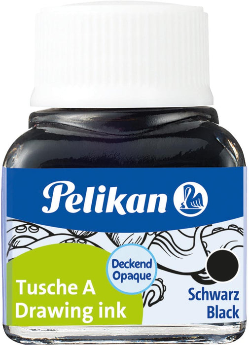 Pelikan Oost-Indische inkt zwart, 10 ml flesje