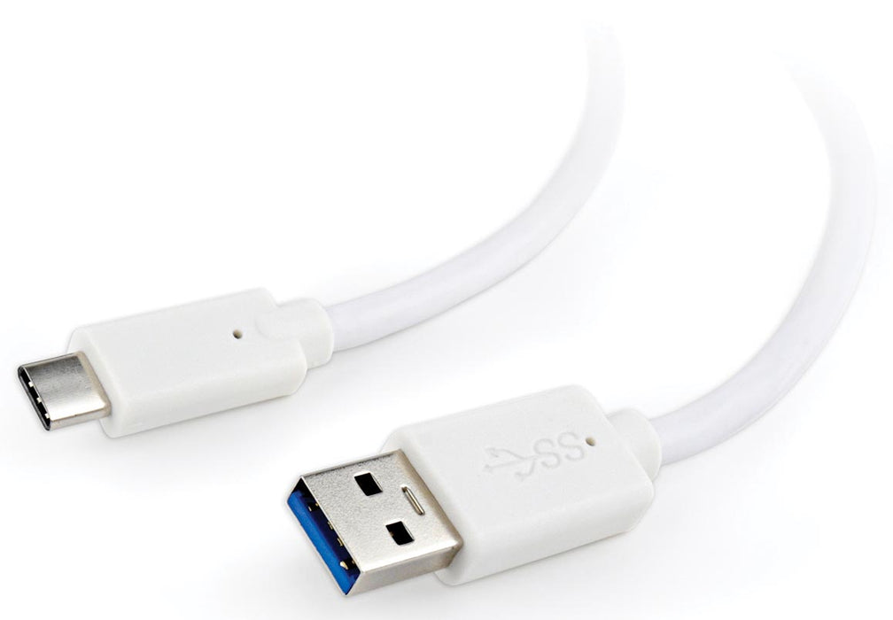 Kabelxpert Oplaad- en Gegevenskabel, USB 3.0-Stekker naar USB 3.1 Type-C-Stekker, 1,8 m
