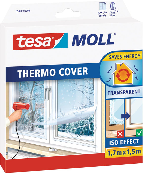 Tesa Moll isolatiefolie 2,55 m² 6 stuks met thermo cover