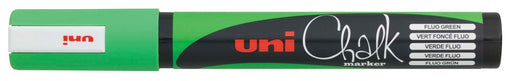 Uni-ball krijtmarker, ronde punt van 1,8  tot 2,5 mm, fluo groen 6 stuks, OfficeTown