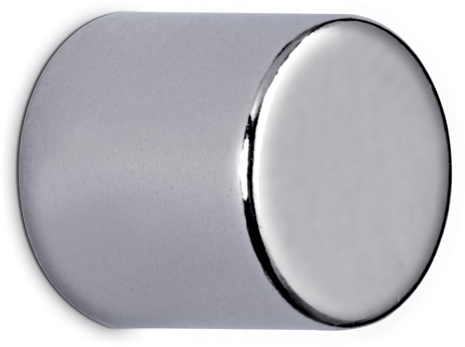 MAUL neodymium cilindermagneet Ø10x10x10mm 4kg blister 4 voor glas- en whiteboard