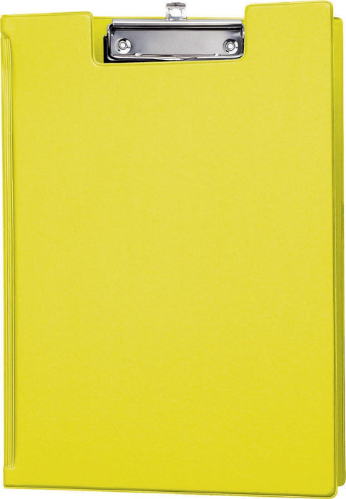 Klemmap met insteekvak A4 formaat - geel
