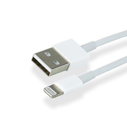 Greenmouse Lightning kabel, USB-A naar 8-pin, 2 m, wit 5 stuks, OfficeTown