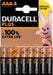 Duracell batterij Plus 100% AAA, blister van 8 stuks, OfficeTown