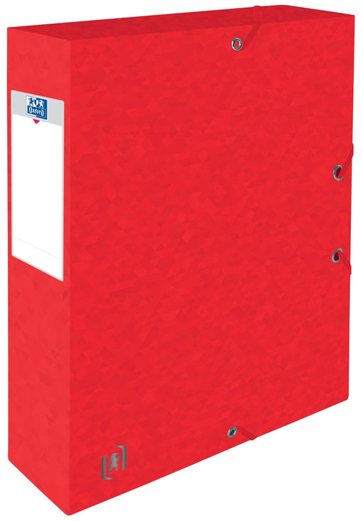 Elba elastobox Oxford Top File+ rug van 6 cm, rood 10 stuks, OfficeTown