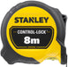 Stanley rolmeter Control-Lock 8 m x 25 mm 4 stuks, OfficeTown